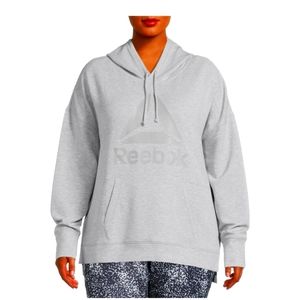 Nwt- Heather Grey Reebok Hoodie